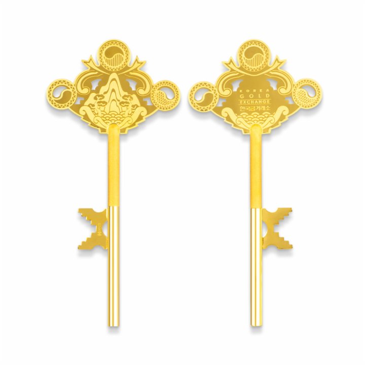 일월오봉도 순금열쇠 37.5g