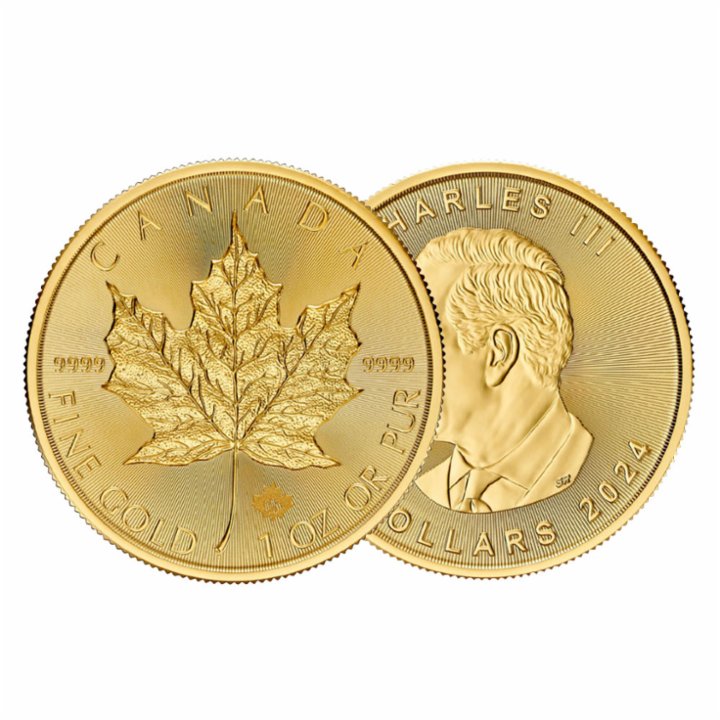 2024 1온스 골드 메이플 리프 불리온 주화(Coin) 50$(CAD)