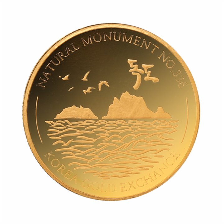 1온스 골드 독도 불리온 메달