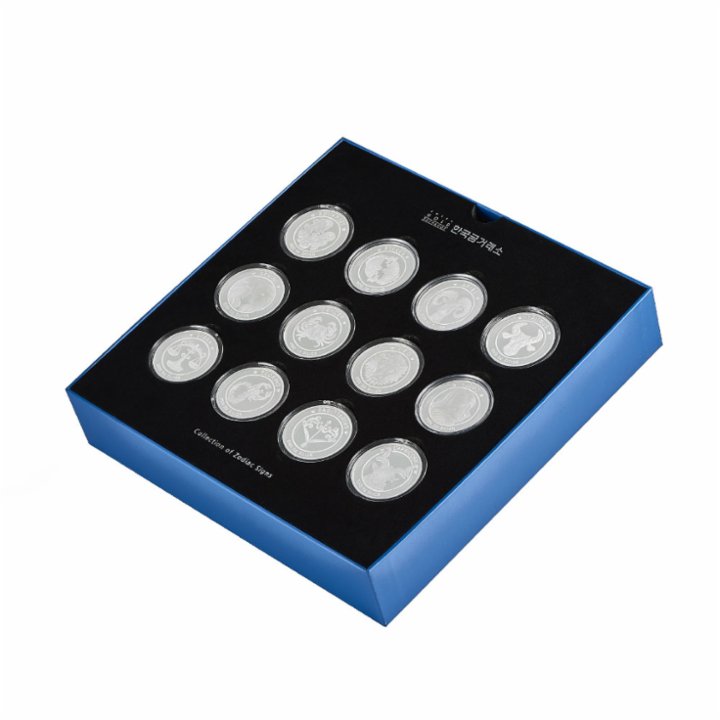 1온스 황도 12성좌 별자리 실버 불리온 메달 세트